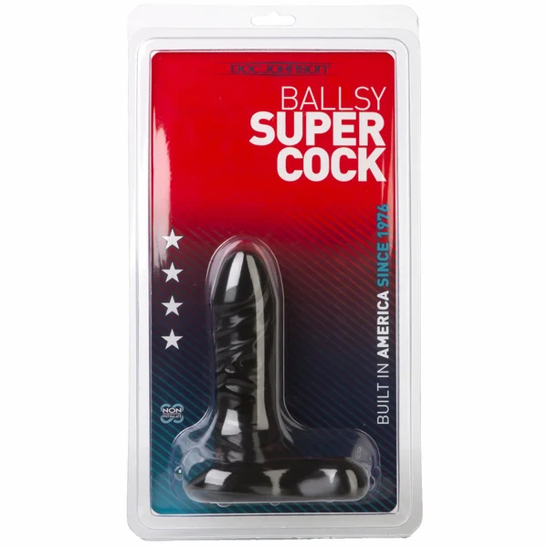 Ballsy Super Cock 6 inch.x 1.5in. Black — image 9 of 13