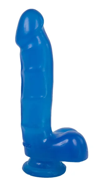 Jelly Cock w/Suction Cup - Blue — image 4 of 6