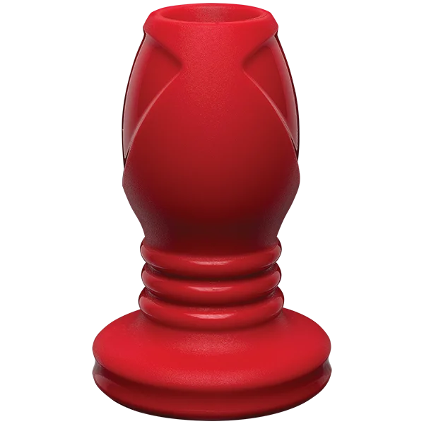 Kink Wet Works Explore Platinum Premium Silicone Plug 4 inch Red — image 9 of 11