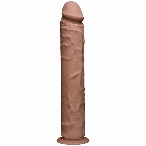 Realistic Cock Ultraskyn UR3 12 inch with out Balls Brown — image 4 of 6
