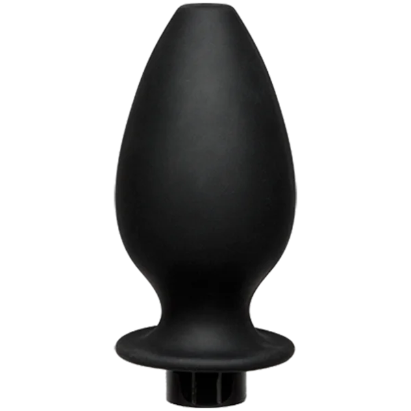 Kink Flow Silicone Anal Douche Accessory Full Flush Out - Black — image 13 of 14