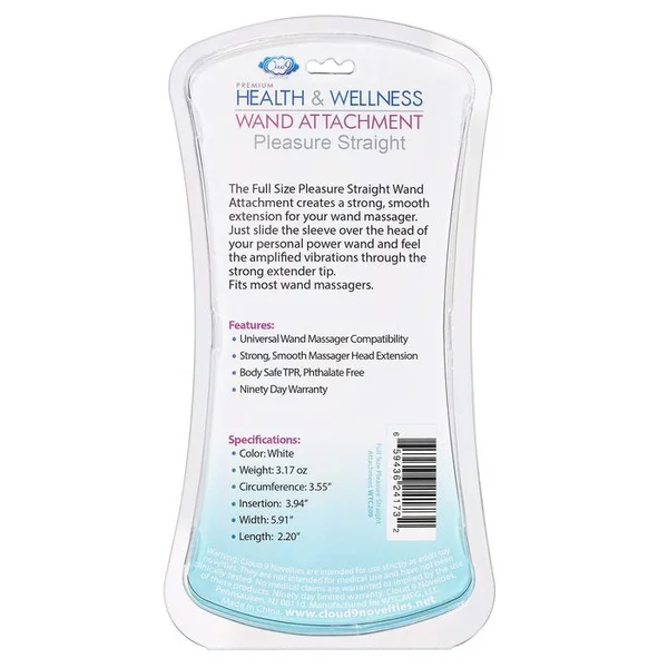 Cloud 9 - Full Size Pleasure Straight Wand Attachment — image 9 of 9