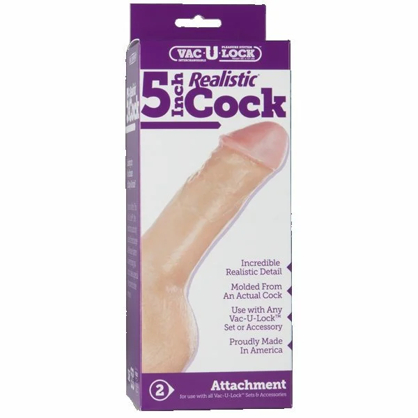 Vac-U-Lock 5 inch Realistic - White — image 18 of 20