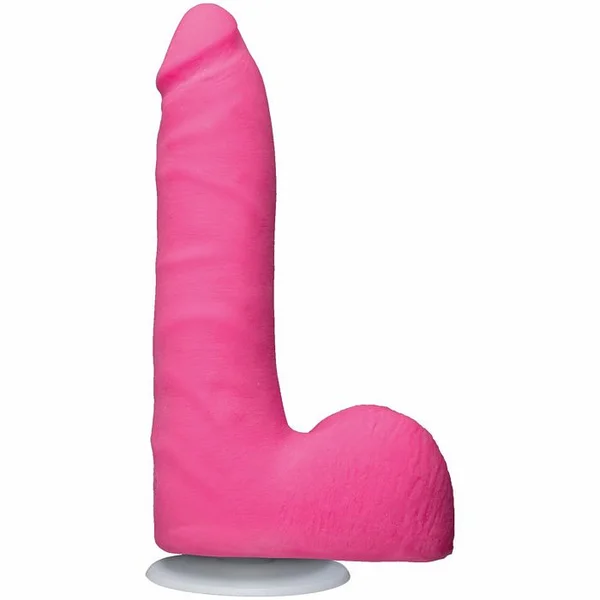 American Pop Revolution Ultraskyn 7 inch Dong w/Balls & Suction Cup - Pink — image 3 of 4