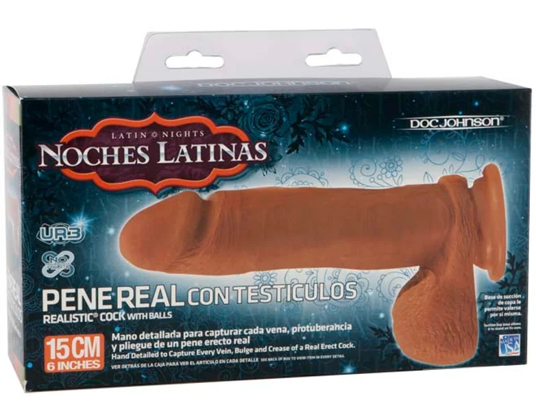 Noches Latinas 6 inch Ur3 Realistic Cock — image 10 of 10