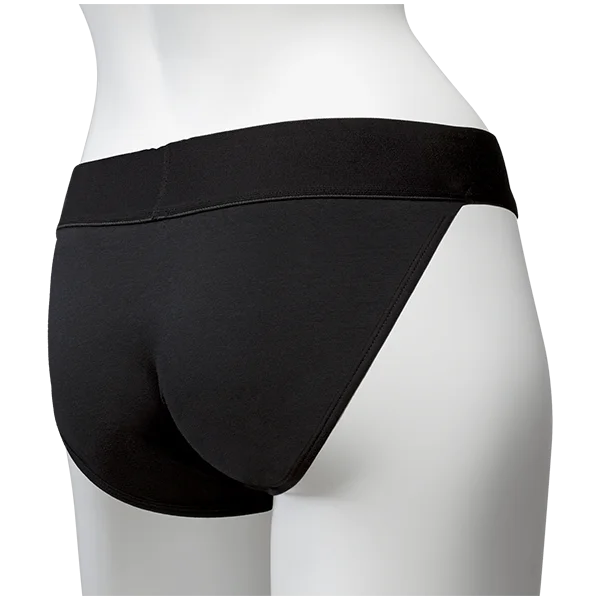 Vac-U-Lock Panty Harness w/Plug Full Back S/M - Black — image 13 of 16
