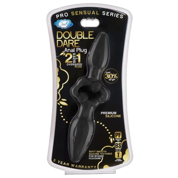 Cloud 9 - Pro Sensual Oversized Double Dare Dual Anal Plug Black — image 4 of 4