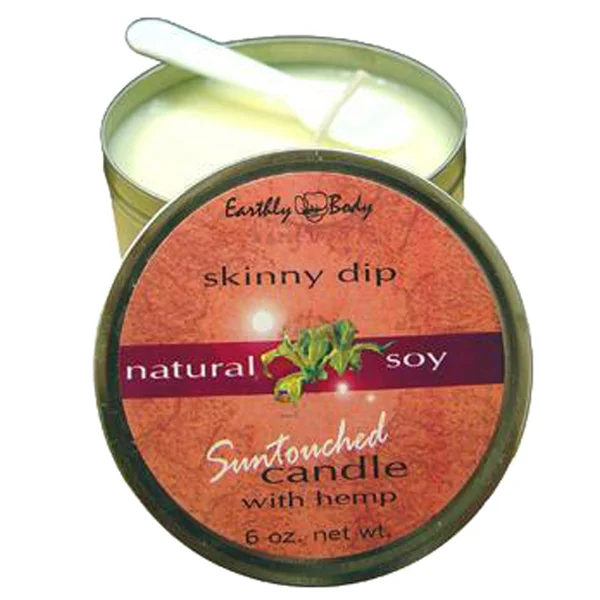 Earthly Body Massage Candle Skinny Dip 6.8oz — image 4 of 4