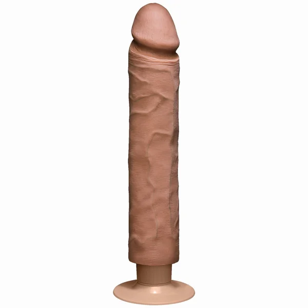 Realistic Cock Vib 10 inch with out Balls Brown — image 4 of 5