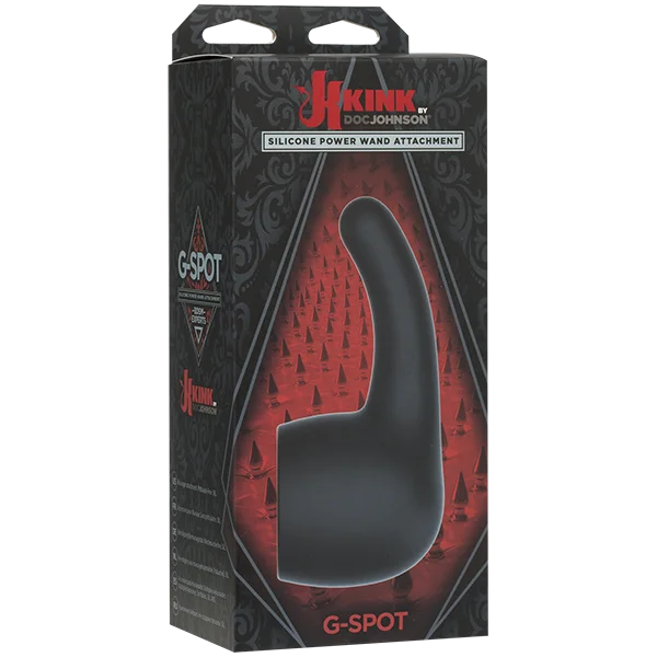 Kink Silicone Wand G-Spot Attch. - Black — image 8 of 8
