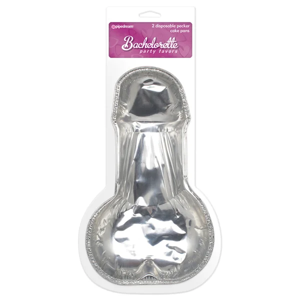 Pipe Dreams Bachelorette Party Favors Disposable Pecker Cake Pans  (11" x 7") — image 3 of 3