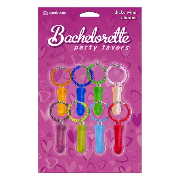 Pipe Dreams Bachelorette Party Favors Bachelorette Party Dicky Wine Charms — image 3 of 4
