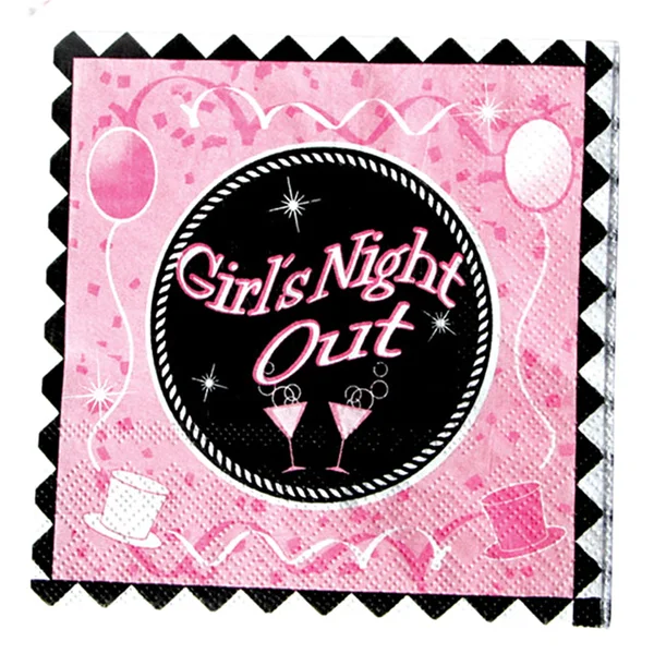 Girls Night Out Party Napkin (10) — image 3 of 3