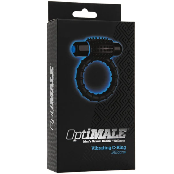 Doc Johnson OptiMALE Vibrating C-Ring Black — image 4 of 4