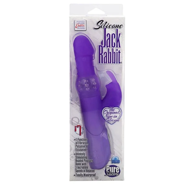 California Exotic Premium Silicone Jack Rabbit - Purple — image 5 of 5