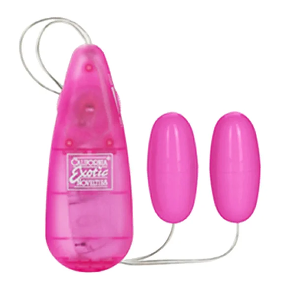 California Exotic Pocket Exotics Vibrating Double Pink Passion Bullets — image 3 of 4
