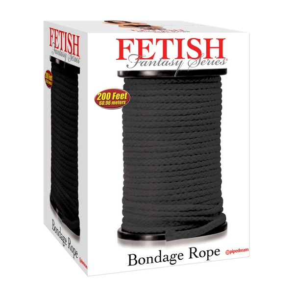 Pipe Dreams Fetish Fantasy Series Bondage Rope Black — image 3 of 4