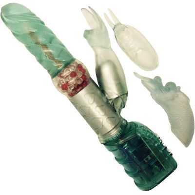 Dual Action Vibe with Interchangeable Clit Ticklers