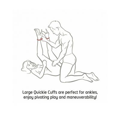 Quickie Cuffs Red Medium