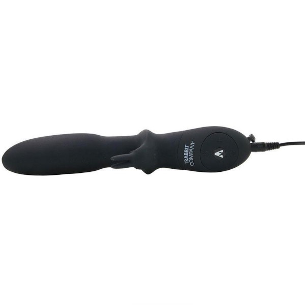 The Beaded Back Door Rabbit Prostate Massager & Anal Vibrator Black