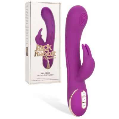 California Exotic 9 Silicone Thumping Jack Rabbit Vibrator