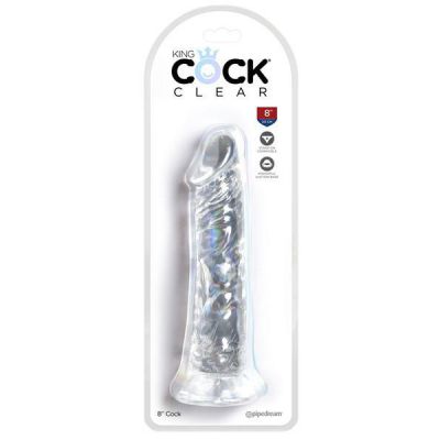 King Cock Clear 8 In Cock