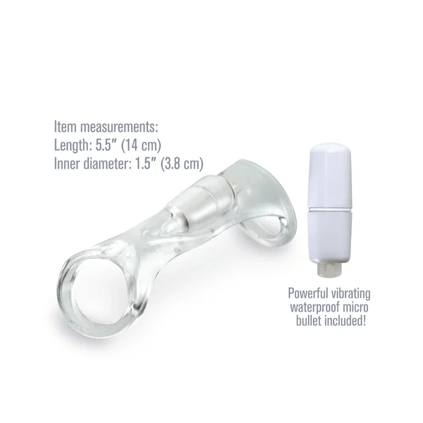PipeDream Fantasy X-tensions Vibrating Cock Sling Clear — image 6 of 8