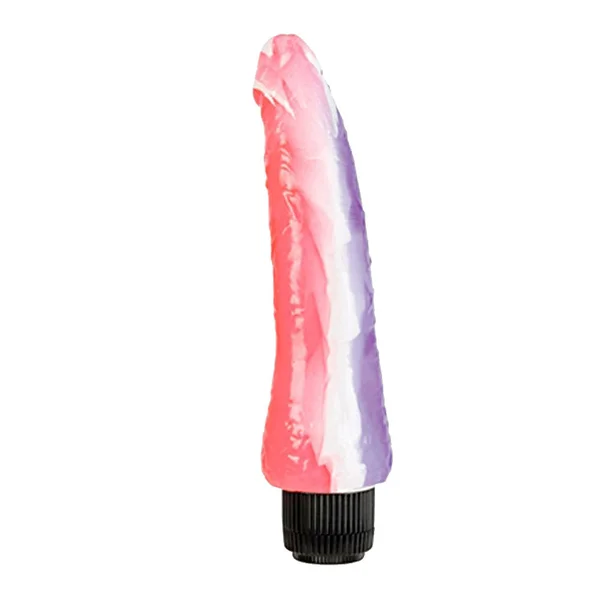California Exotic Funky Jelly Vibe - 7.5" Pink/Purple — image 3 of 4