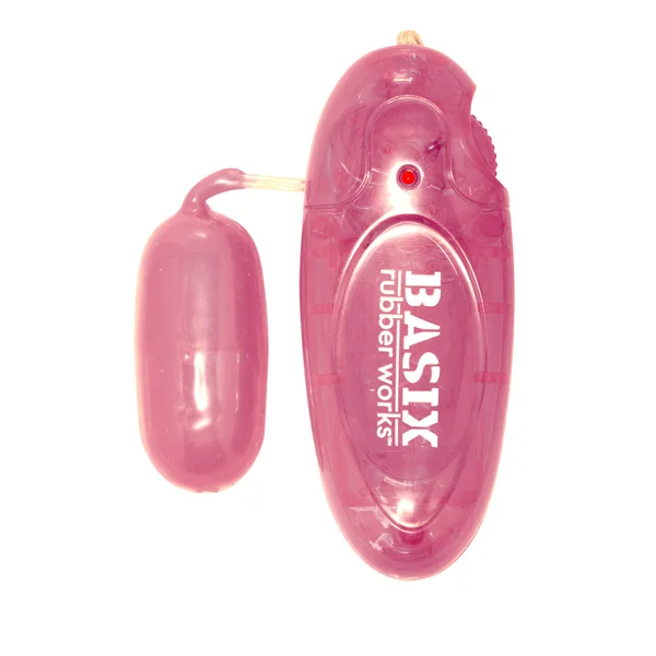 PipeDream Basix Rubber Works Jelly Egg Pink — image 3 of 3