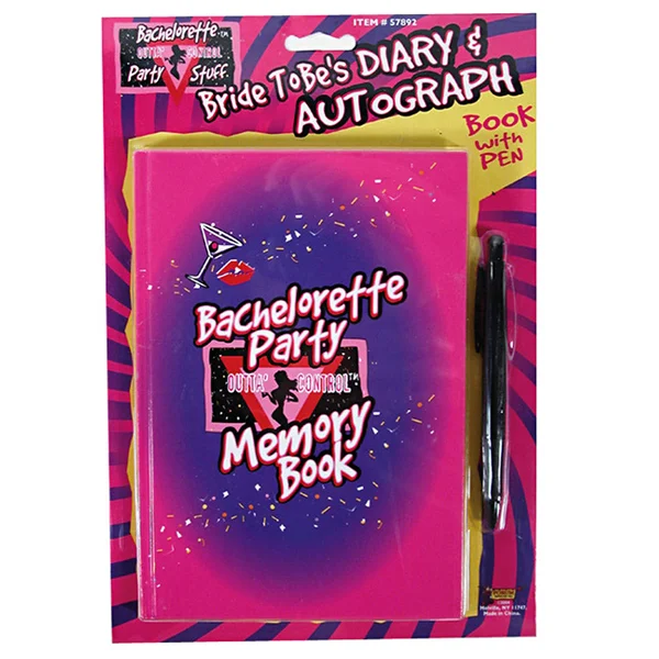 Bachelorette Memory Book with Pen — image 2 of 2