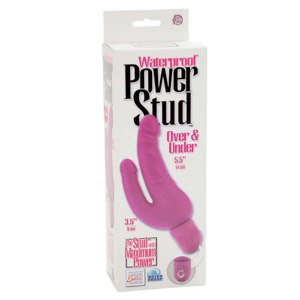 California Exotic Waterproof Power Stud Over & Under - Pink — image 11 of 11