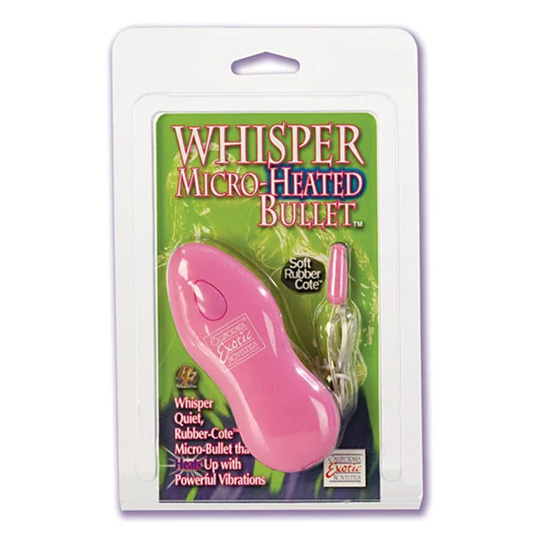 California Exotic Whisper Micro Heated Bullet Pink — image 2 of 2