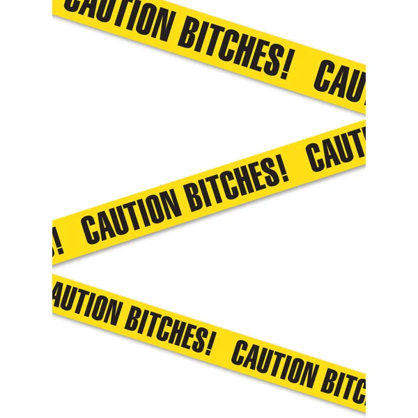 Pipe Dreams Bachelorette Party Favors "Caution Bitches!" Tape — image 4 of 4