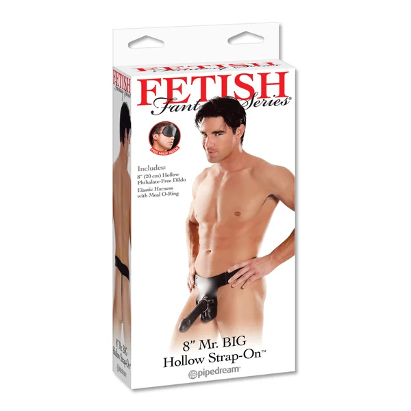 Pipe Dreams Fetish Fantasy Series Mr. Big Hollow 8" Strap-on — image 9 of 10