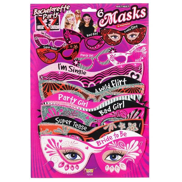 Bachelorette Mask Set (6/per) — image 2 of 2