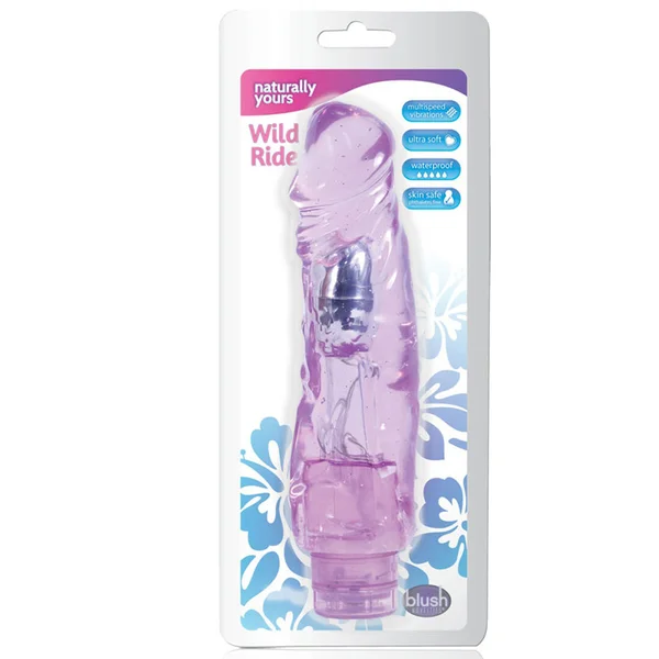 Blush Wild Ride Vibrating Dong (Purple) — image 4 of 4