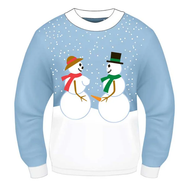 Xmas Sweater Snow Couple L/XL — image 3 of 3