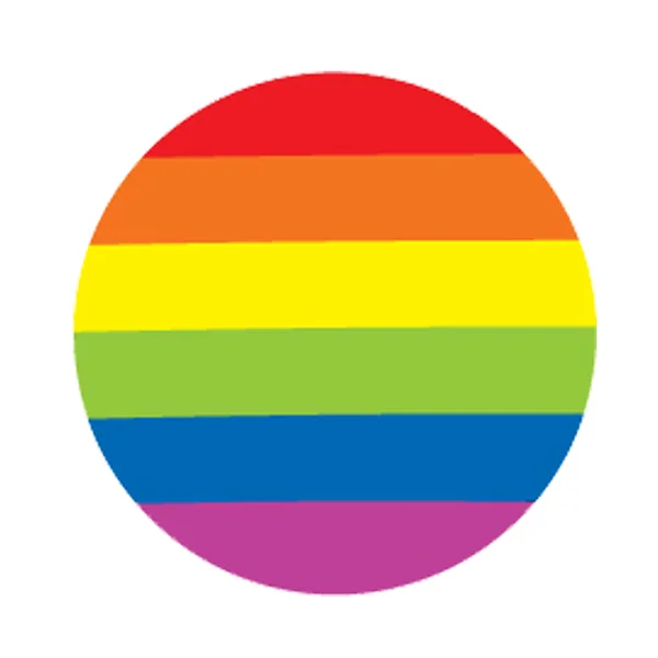 Rainbow 3in Button — image 2 of 2