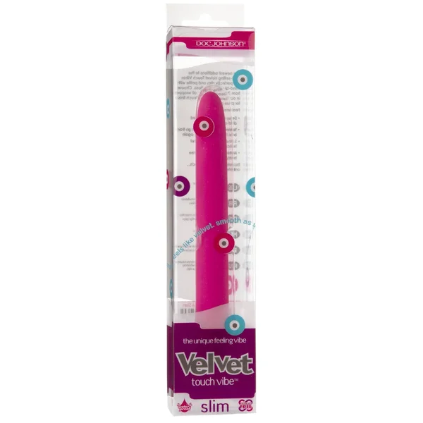 Doc Johnson Velvet Touch Vibe 7 inch Magenta — image 4 of 4