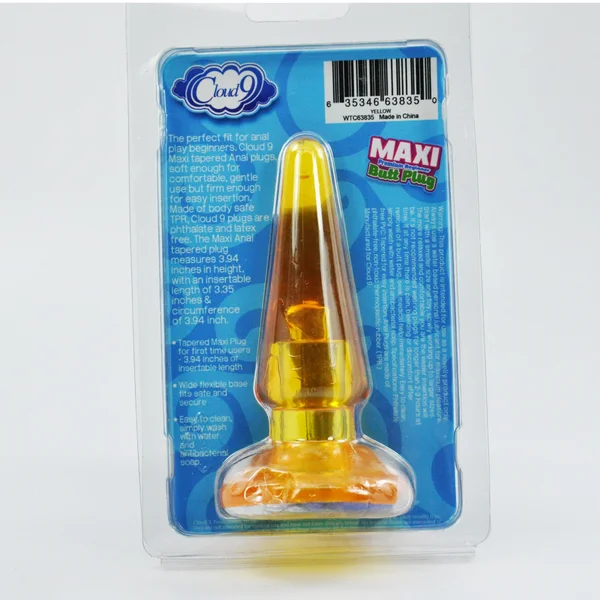 Cloud 9 - Maxi Butt Plug Yellow — image 6 of 7