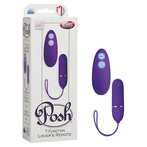 California Exotic Posh 7-Function Lover's Remote - Purple — image 10 of 10