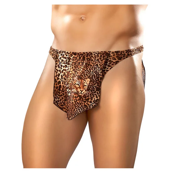 Male Power Animal Tarzan Brown Leopard OS — image 2 of 2