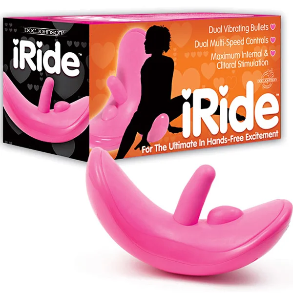 Doc Johnson iRide Clit Stimulating Vibrator Pink — image 13 of 13