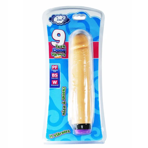 Cloud 9 - Dong Vibrating Flesh 9 inch — image 6 of 6