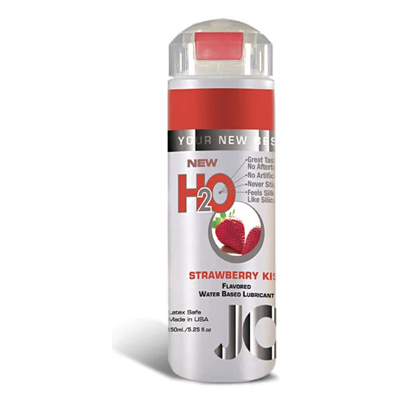 JO H2O Strawberry Kiss 5.25 Oz Flavored Lube — image 3 of 3