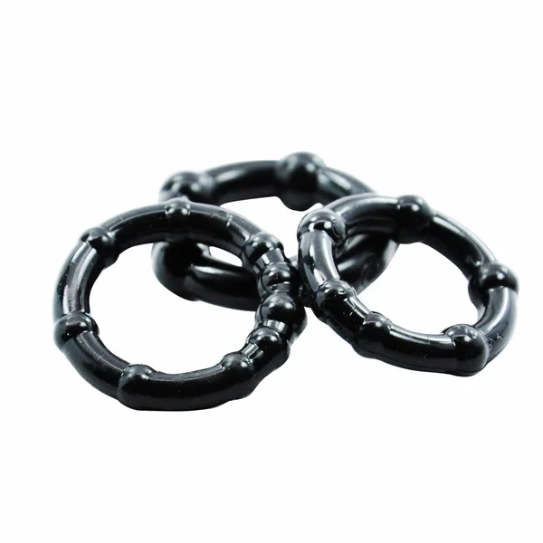 Cloud 9 - Cockring Combo Beaded Black — image 15 of 18