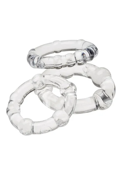 Cloud 9 - Cockring Combo Beaded Black — image 17 of 18