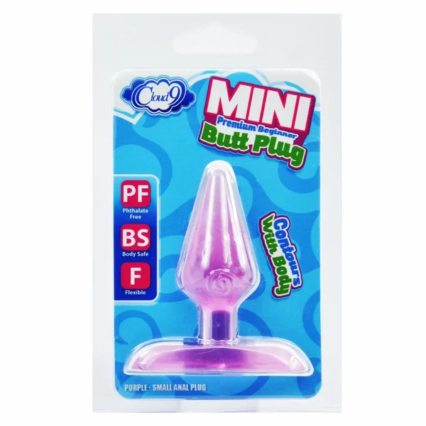 Cloud 9 - Mini Butt Plug Purple — image 4 of 4