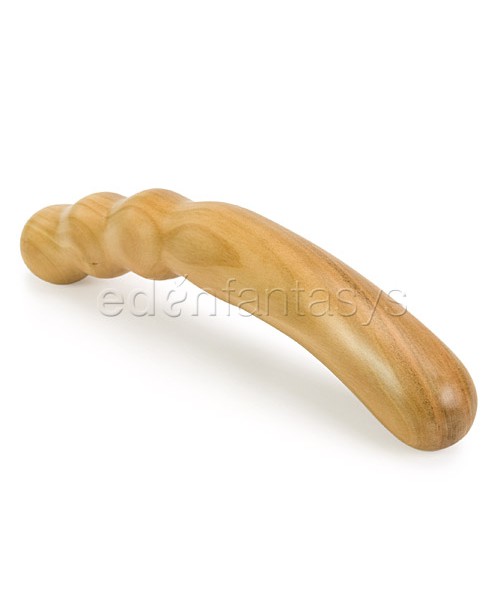 Handcrafted wooden dildo #329