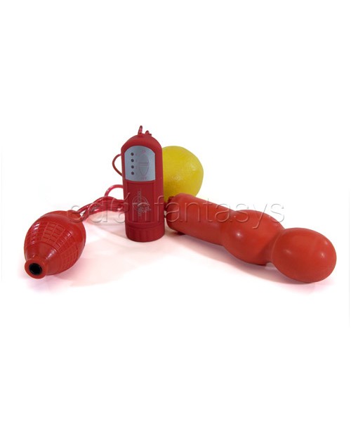 Inflatable pleasure master double plug